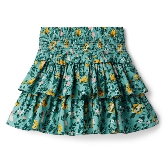 Janie and Jack Tiered Floral Skirt, Size 14 - Picture 1 of 7